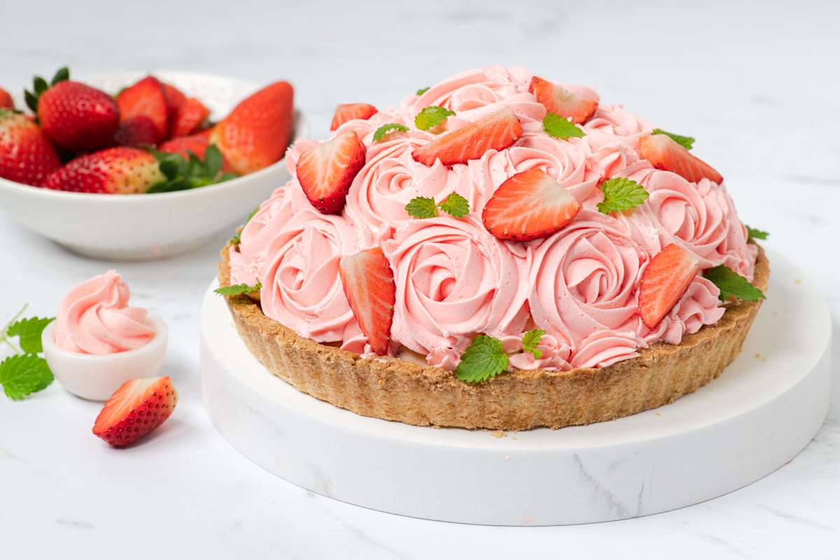 Parfe tart s jagodama